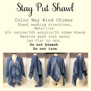 Stay Put Shawl Wind Chimes
